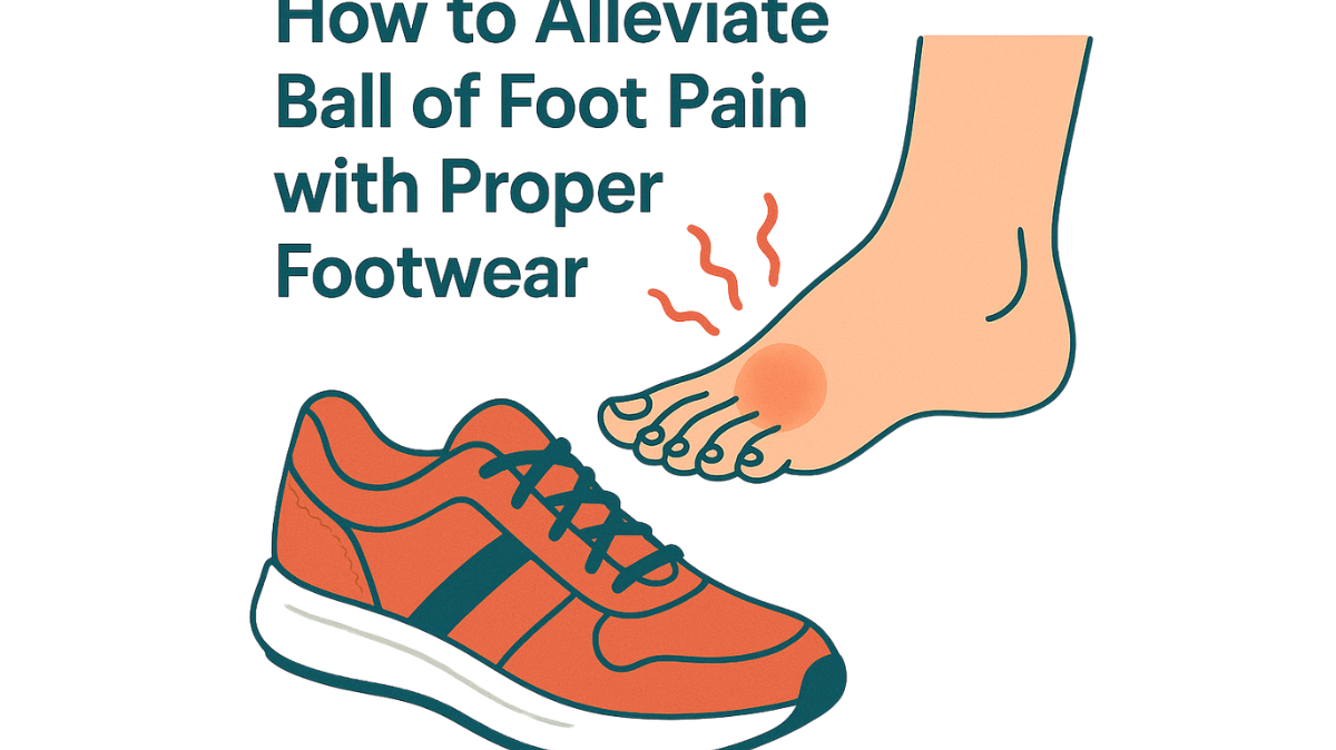 How to Alleviate Ball of Foot Pain with Proper Footwear