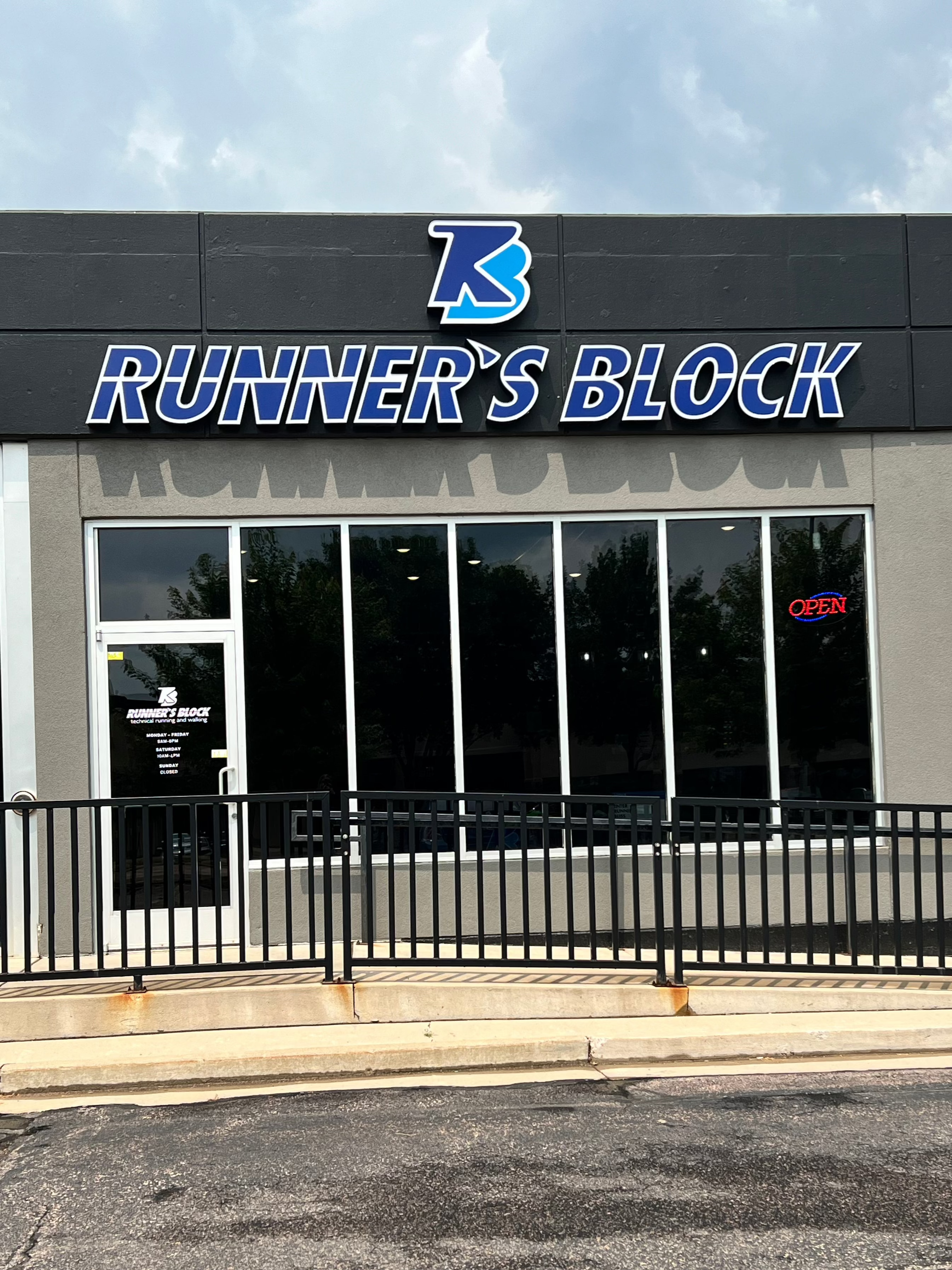 Outside of Runner's Block location