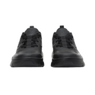 Front  View of Women’s Alegria Solstyce sneaker in Black Out – featuring a performance-inspired design suitable for healthcare and active work environments, breathable materials that keep feet cool under pressure, and ergonomic support that enhances daily mobility.