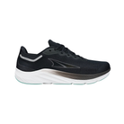 Side view of Men’s Altra Rivera 3 athletic shoe in black and white – highlighting breathable mesh, cushioned midsole, and versatile outsole for neutral runners.