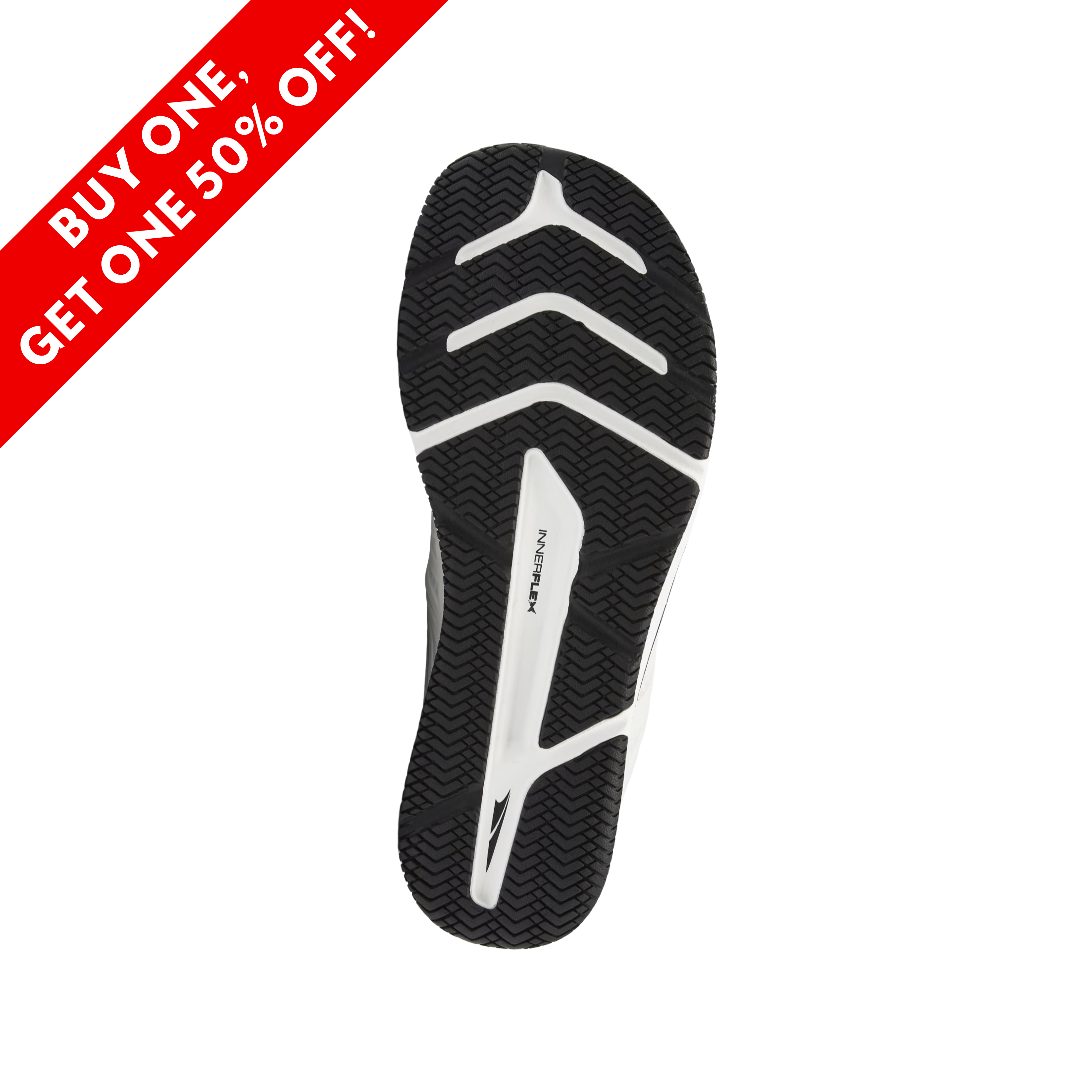 Bottom view of men’s Altra Solstice XT 2 in White – Featuring a responsive EVA midsole, a durable rubber outsole with a lightweight design, and grippy tread for a secure feel on various surfaces.