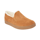 Side View of Men’s Anodyne 18 Slipper Smooth Toe in camel – featuring a classic loafer-inspired silhouette, supportive midsole for light structure, and sleek stitching along the edge for style.