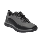 Angled View of Men’s Anodyne 16 Sport Sprinter in black – featuring a modern athletic profile, breathable and supportive upper design, and contoured insole for cushioning and arch support.