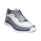 Angled view of Men's Anodyne Sport Sprinter 16 in Grey – Features include a cushioned footbed and ergonomic design for enhanced comfort and support during movement.