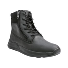 Side view of Anodyne Trail Worker in Oil Black for Men – Featuring a reinforced toe box for added protection, combined with a sleek, functional design for durability in demanding environments.