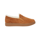 Side View of Men’s Anodyne 18 Slipper Smooth Toe in camel – featuring a classic loafer-inspired silhouette, supportive midsole for light structure, and sleek stitching along the edge for style.
