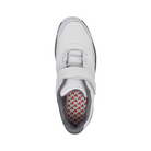 Top View of Men’s Anodyne 38 Sport Walker in white – featuring a breathable mesh upper for optimal airflow, cushioned footbed for pressure relief, and wide toe box for enhanced comfort.