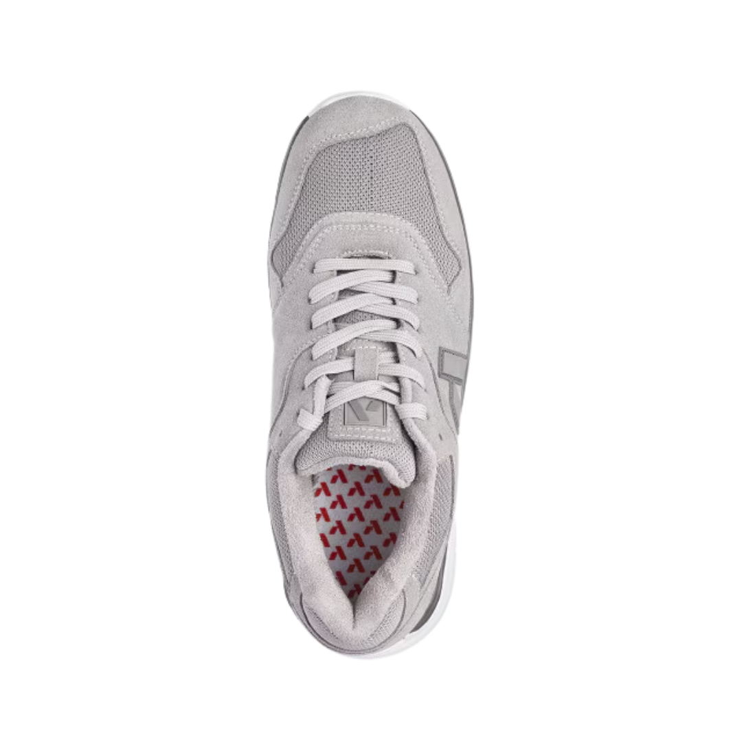 Top View of Men’s Anodyne 50 Sport Trainer in grey – featuring a breathable mesh upper for ventilation, padded tongue and collar for added comfort, and spacious toe box for natural toe alignment.