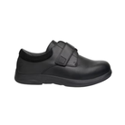 Side view of Men’s Anodyne Casual Double Depth in Black – Featuring a seamless design with extra depth to enhance comfort and fit for those with foot conditions such as swelling or sensitive feet.