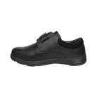 Side view of Men’s Anodyne Casual Double Depth in Black – Featuring a seamless design with extra depth to enhance comfort and fit for those with foot conditions such as swelling or sensitive feet.