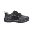 Side view of Women’s Anodyne Sport Double Depth in Black/Grey – Featuring extra-depth construction to accommodate foot swelling, orthotics, or custom inserts for added comfort.