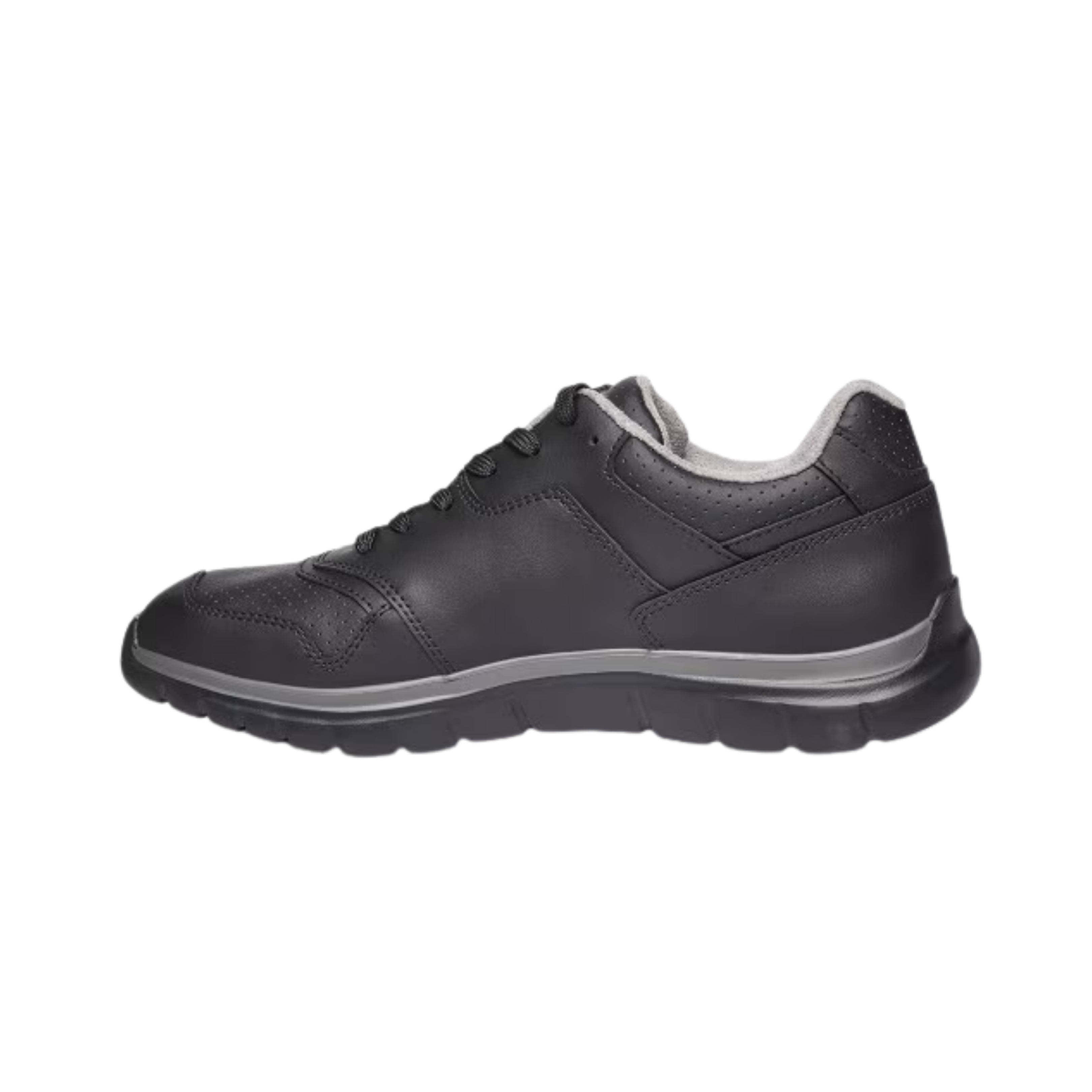 Side view of Men’s Anodyne Sport Trainer in Black – Featuring a padded collar and tongue for added comfort, with a supportive midsole that promotes stability during movement.