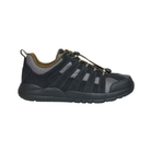 Side view of Men’s Anodyne Trail Walker in Dark Grey – Featuring a cushioned midsole for shock absorption and a stable, comfortable fit designed for long treks and hiking.