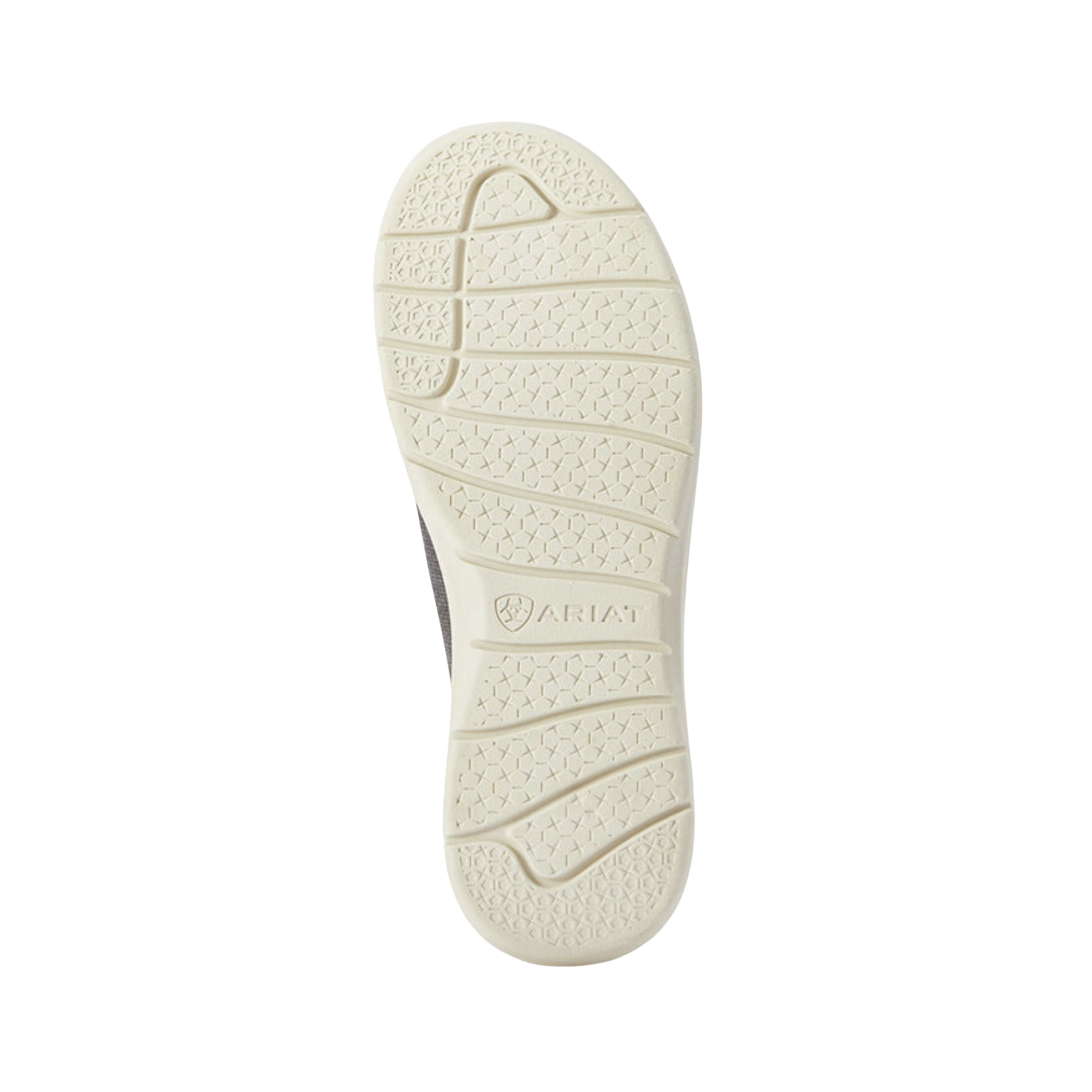 Bottom View of Women’s Ariat Hilo Casual Shoe in washed black – featuring a lightweight, flexible sole with subtle tread for everyday traction.