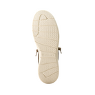 Bottom View of Men’s Ariat Hilo Casual Shoe in western brown – featuring a textured outsole for traction, lightweight materials, and flexible construction.