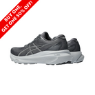 Side View of Men’s Asics Gel-Kayano 30 running shoe in carrier grey piedmont grey – featuring a breathable engineered mesh upper, FF BLAST PLUS ECO cushioning for lightweight comfort, and 4D GUIDANCE SYSTEM for adaptive stability and support.