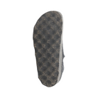 Bottom view of Women’s Asportuguesas City in Anthracite – featuring a cork-infused rubber outsole with wave-pattern tread for flexible grip, lightweight traction, and quiet step performance indoors or out.