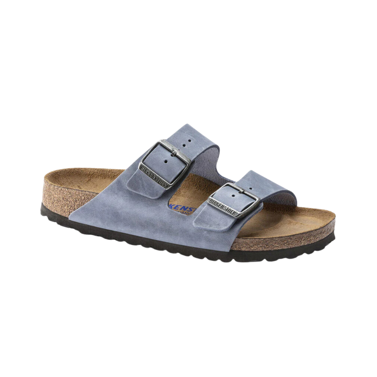 Birkenstock Unisex Arizona SFB – Dusty Blue | Iconic Comfort