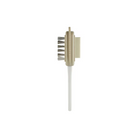 Front view of the Birkenstock Deluxe Shoe Care Kit brush – featuring soft, natural bristles designed to gently clean and polish leather surfaces, remove dirt and dust effectively, and help maintain the shoe’s finish without causing damage.