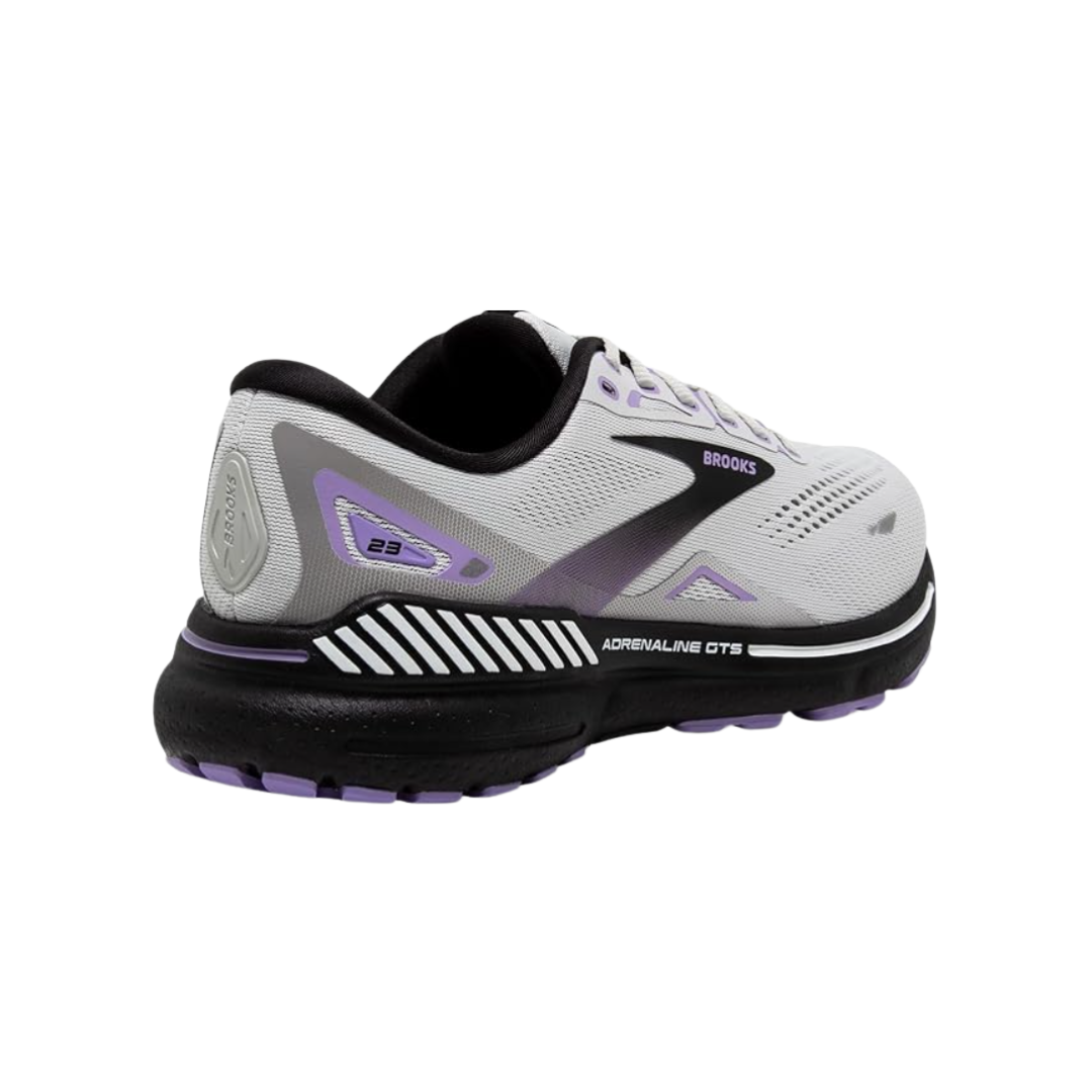 Side view of Men’s Brooks Glycerin 20 in Blue/Nightlife/White – featuring nitrogen-infused DNA LOFT v3 cushioning for a soft, smooth ride, and a sleek design for modern aesthetics.