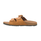 Side view of Women’s Chaco Lowdown Leather Slide in Taffy – featuring a low-profile design, premium leather construction, and lightweight EVA midsole for enhanced cushioning.