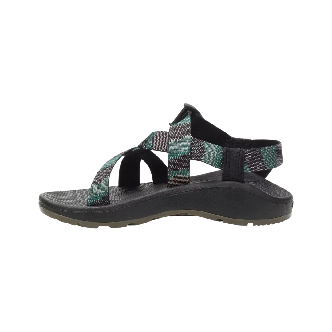 Side view of Men’s Chaco Z/Cloud sandal in Weave Black – showcasing the durable ChacoGrip™ rubber outsole and ergonomic midsole design for enhanced support.