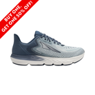 Side View of Men’s Altra Provision 6 running shoe in navy – featuring GuideRail™ support system, breathable upper, and balanced cushioning for controlled, natural strides.