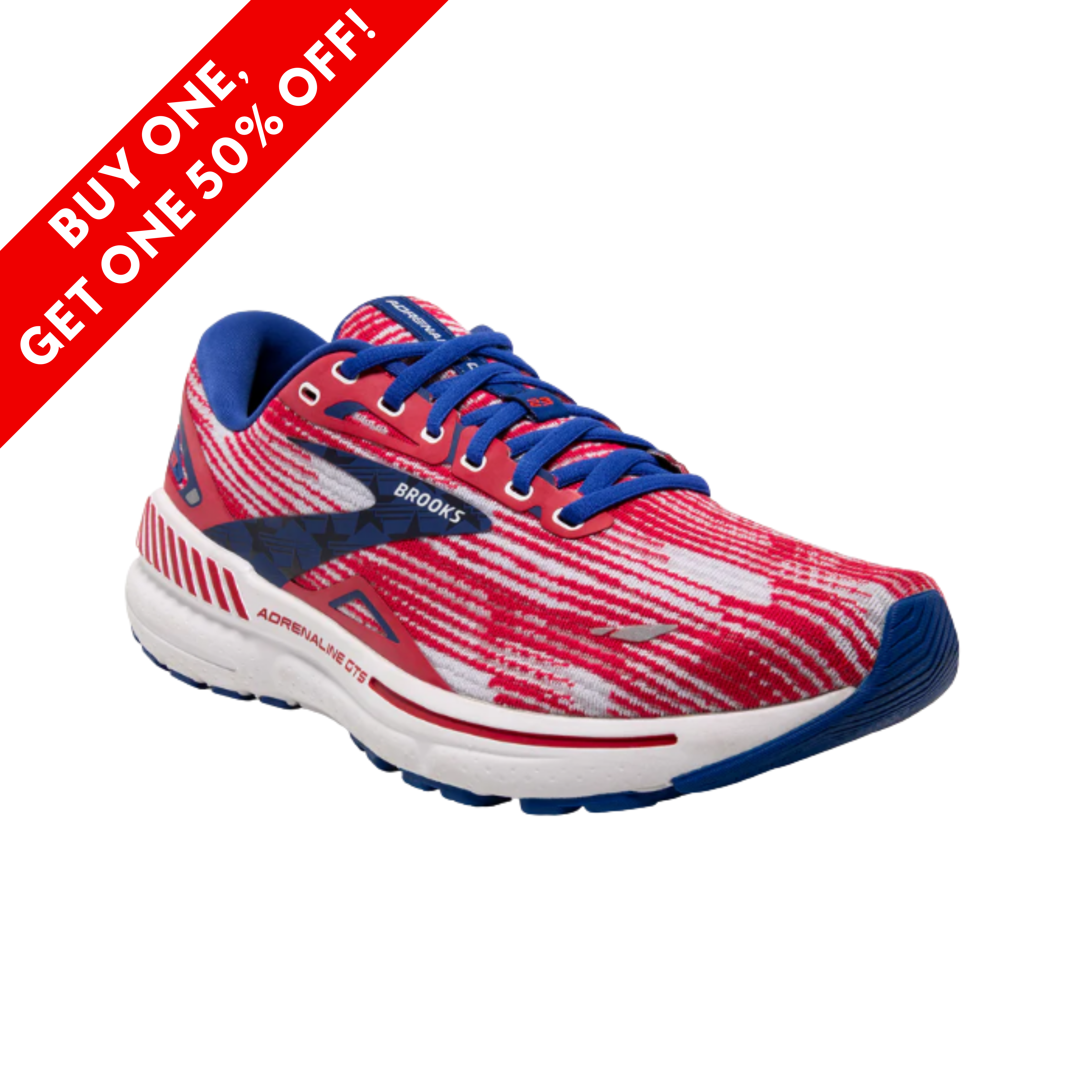 Side View of Men’s Brooks Adrenaline GTS 23 running shoe in oyster, ebony, and alloy – featuring stability-enhancing GuideRails®, soft midsole cushioning, and a breathable fit for everyday running.