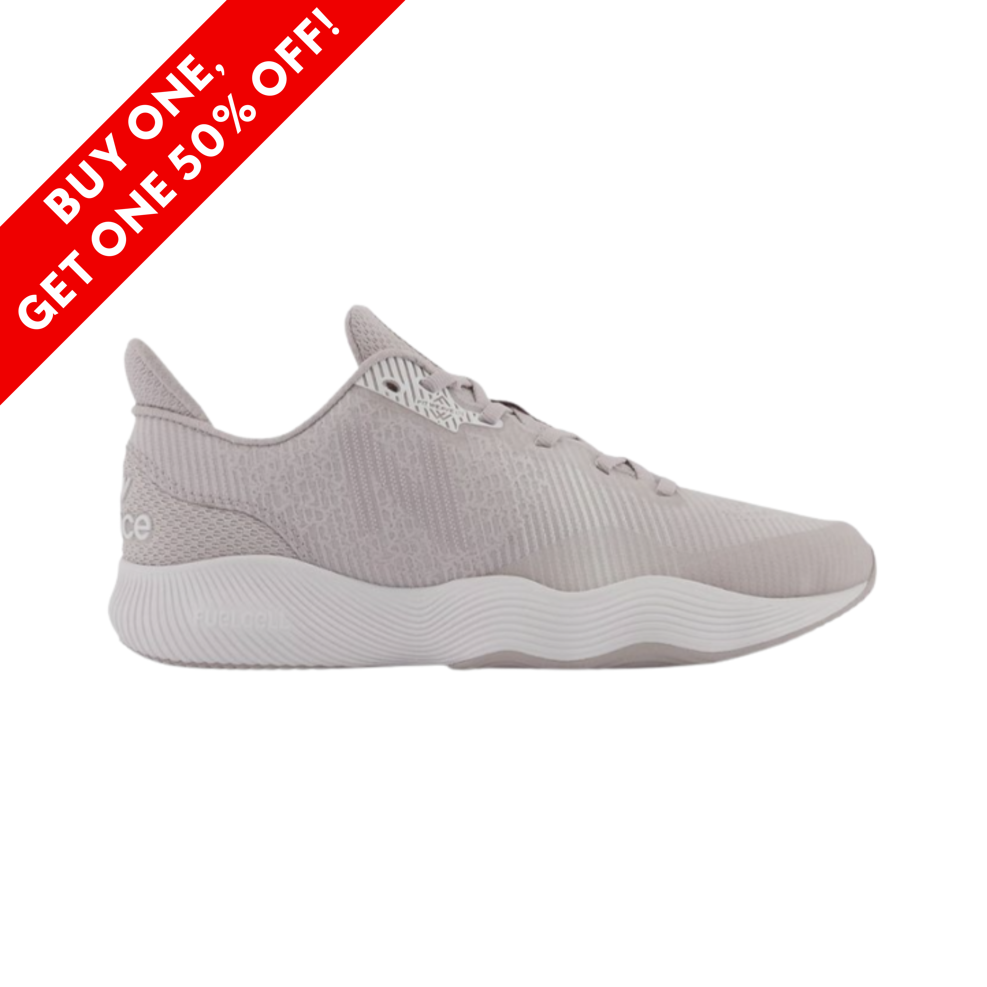 Side View of Women’s New Balance FuelCell Shift TR training shoe in logwood – featuring a breathable mesh upper with synthetic overlays for stability, FuelCell midsole for high-rebound cushioning and energy return, and durable rubber outsole with grippy traction zones for versatile training support.