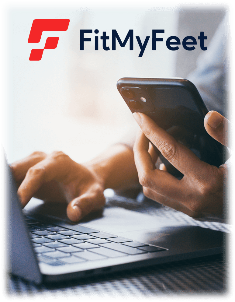 Fit My Feet Contact Us Graphic