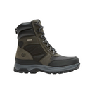 Side View of Men’s Dunham 8000 Works Moc Boot in Castlerock grey leather – featuring full-grain waterproof leather upper, seam-sealed construction, and a lightweight EVA midsole for all-day cushioning.