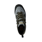 Top View of Men’s Dunham Cloud Waterproof Boot in slate – featuring padded collar for ankle support, breathable lining, and ergonomic footbed for arch support and shock absorption.