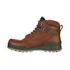 Side View of Men’s ECCO Track 25 Boot in Bison – featuring oiled full-grain leather upper for classic rugged style, GORE-TEX® waterproof membrane for breathable weather protection, and dual-component PU/TPU outsole for durability and grip.