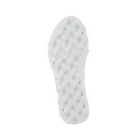 Bottom view of Women’s Ecco BIOM 2.1 X-Country Low GTX shoe in moonrock – featuring durable rubber outsole with aggressive tread pattern for superior traction on varied terrain, flexible sole for natural foot movement, and abrasion-resistant construction for long-lasting wear.