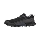 Side View of Men’s ECCO BIOM 2.1 X Country Low Hiking Shoe in Black/Magnet – featuring BIOM® Natural Motion technology for a stable, low-to-the-ground feel, breathable mesh upper with synthetic overlays, and ECCO PHORENE™ midsole for responsive cushioning.