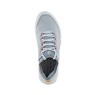 Top View of Women’s ECCO BIOM 2.1 X Country Low Trail Shoe in Air/Shadow White – featuring lightweight mesh upper for ventilation, quick-lace system for convenience, and padded tongue and collar for comfort.