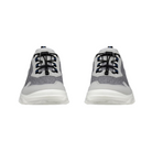 Front View of Men’s ECCO MX Low Shoe in Concrete/Silver Grey – featuring reinforced toe panel for durability, breathable forefoot mesh, and ergonomic shape for natural fit and comfort.