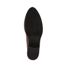 Bottom View of Women’s ECCO Shape 35 Sartorelle Ankle Boot in Birch – featuring durable rubber outsole for traction, subtle tread pattern for grip, and low-profile heel for all-day wearability.