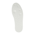 Bottom view of Men’s Ecco Street Lite sneaker in white and gravel – featuring durable rubber outsole with textured grip for reliable traction, flexible sole to support natural foot movement, and abrasion-resistant construction for lasting wear.