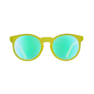 Front View of Unisex Goodr Circle G Sunglasses in Fade-Er-Ade Shades colorway – featuring gradient round frame for a modern aesthetic, polarized lenses for UV and glare protection, and lightweight design for everyday comfort.