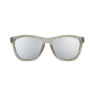 Front View of Unisex Goodr The OG Sunglasses Going to Valhalla Witness in White – featuring classic full-rim frame for timeless style, polarized lenses for glare reduction, and lightweight construction for all-day comfort.