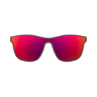 Front View of Unisex Goodr VRG Sunglasses in Voight-Kampff Vision colorway – featuring futuristic wraparound frame for a sleek fit, polarized lenses for glare protection, and lightweight design for high-performance wear.