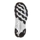 Bottom view of Men’s Clifton 9 running shoe in nimbus cloud and steel wool – featuring durable rubber outsole with flex grooves for natural foot movement, segmented crash pad for smooth heel-to-toe transitions, and multi-surface traction for reliable grip.