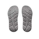 Bottom view of Unisex Ora Recovery Slide 3 in grey – featuring a textured rubber outsole for slip resistance, flexible sole for natural foot movement, and durable construction for everyday use.