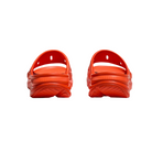 Back view of Unisex Ora Recovery Slide 3 in orange – featuring slightly raised heel for natural foot alignment, flexible sole for ease of movement, and durable outsole for traction.