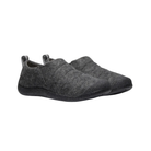 Side view of Women’s Howser II slip-on in grey felt and black – featuring a quilted insulated upper for cozy warmth, slip-on design with elastic gore for easy on/off, and padded collar for all-day comfort.