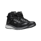 Side view of Women’s Vista Energy Mid (Carbon Toe) boot in vapor and black – featuring a carbon fiber safety toe for lightweight protection, athletic-inspired mid-height design for ankle support, and engineered mesh upper with synthetic overlays for breathable durability.