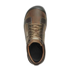 Top view of Men’s Austin in Brindle/Bungee Cord – displaying the full lace-up design, contoured shaping, and rich leather upper in brindle brown with bungee cord accents for a rugged, versatile finish.