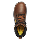 Top view of Men’s Chicago 6" ESD in Tobacco/Black – displaying the six-eyelet lace closure, cushioned tongue, and broad, ergonomic design crafted for enhanced fit and protection in demanding environments.