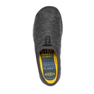 Top view of Men’s Howser III Slide in Charcoal Grey Felt/Black – displaying the charcoal grey felt upper, stretch gore panel for flexible entry, and a contoured footbed designed for everyday cushioning.